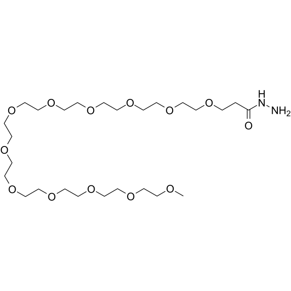 m-PEG12-Hydrazide Chemical Structure