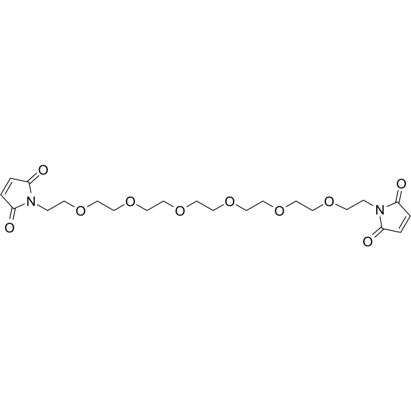 Mal-PEG6-mal Chemical Structure