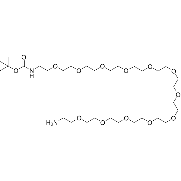 Boc-NH-PEG12-NH2 Chemical Structure