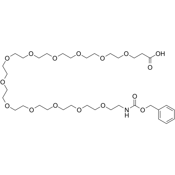 Cbz-NH-PEG12-C2-acid Chemical Structure