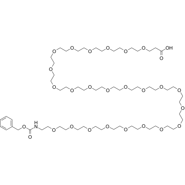 Cbz-NH-PEG24-C2-acid Chemical Structure