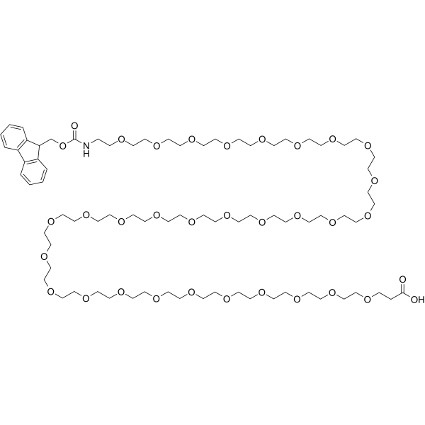 Fmoc-NH-PEG30-CH2CH2COOH Chemical Structure