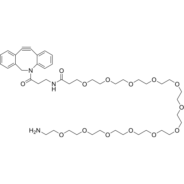 DBCO-NHCO-PEG12-amine Chemical Structure