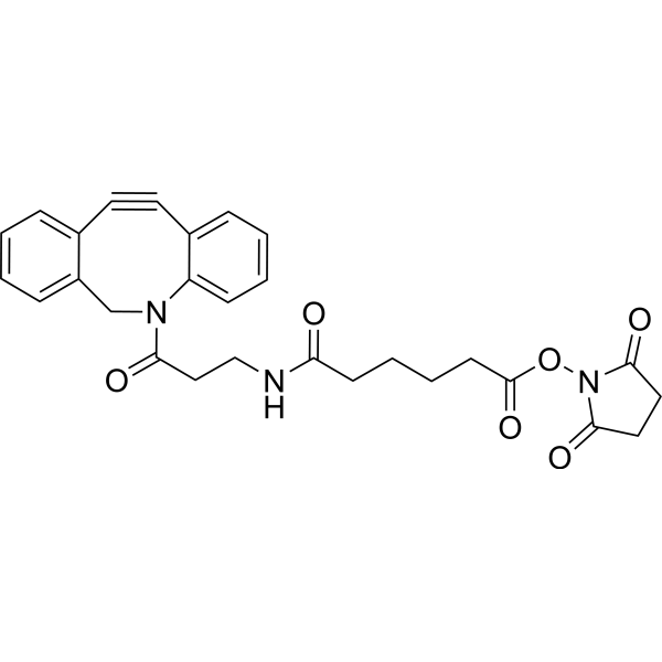 DBCO-NHCO-C4-NHS ester Chemical Structure