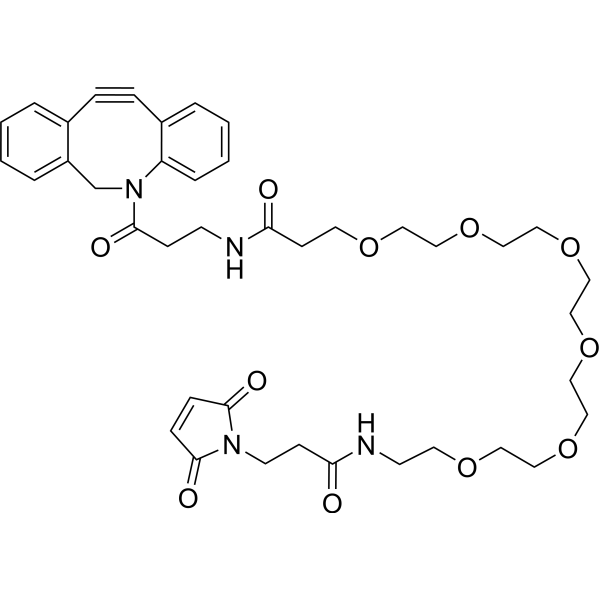 DBCO-NHCO-PEG6-maleimide Chemical Structure