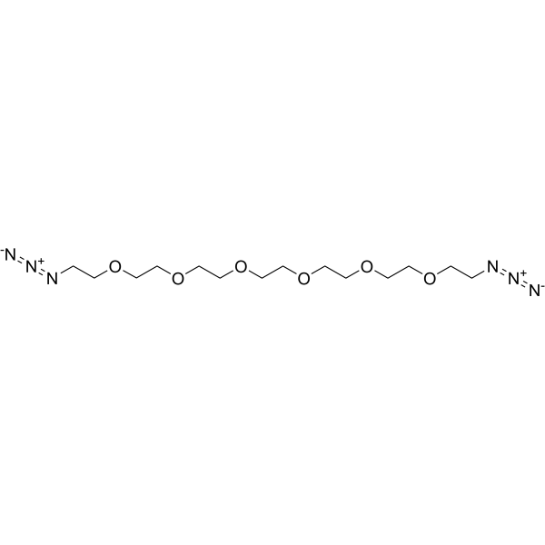 Azido-PEG6-azide Chemical Structure