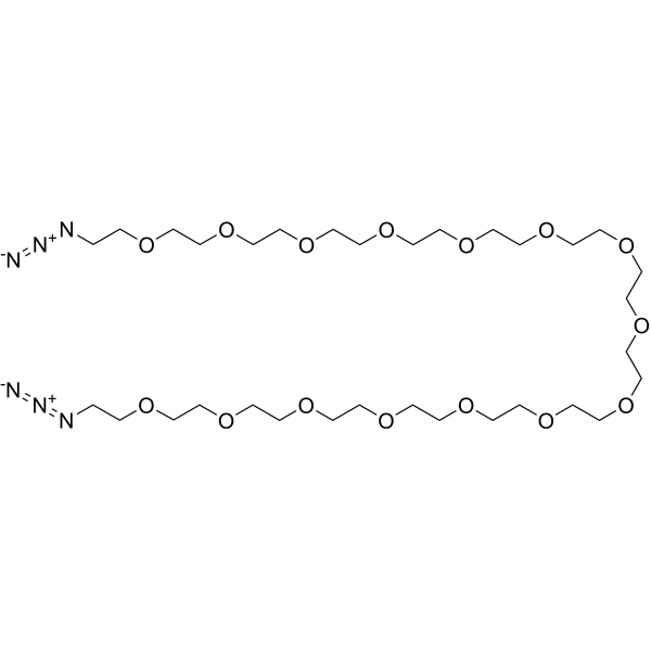 Azido-PEG15-azide Chemical Structure