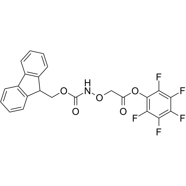 Fmoc-aminooxy-PFP ester Chemical Structure
