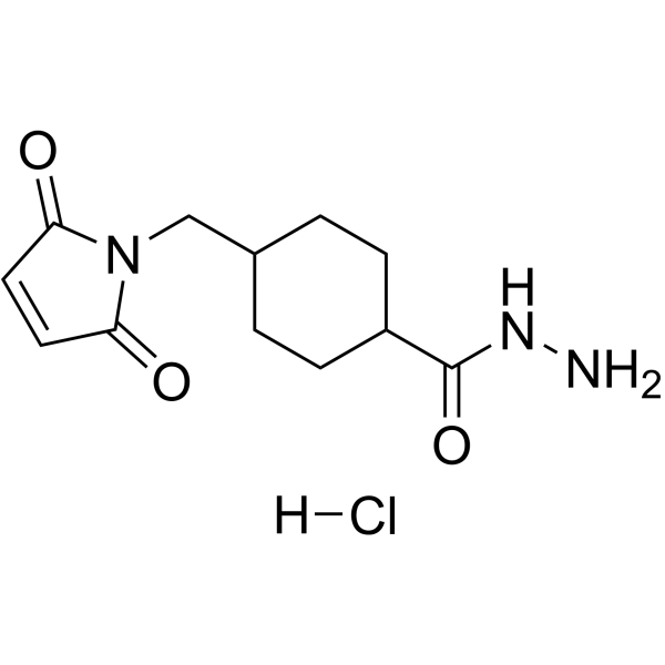 Mal-C2-cyclohexylcarboxyl-hydrazide hydrochloride Chemical Structure