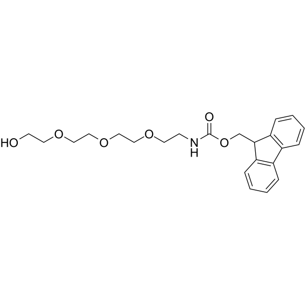 Fmoc-NH-PEG4-alcohol Chemical Structure