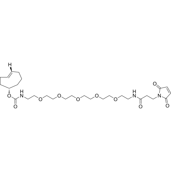 TCO-PEG5-maleimide Chemical Structure