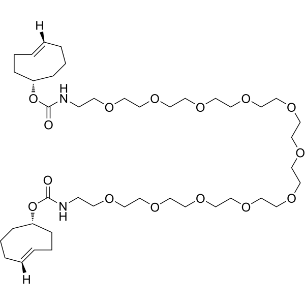 TCO-PEG11-TCO Chemical Structure