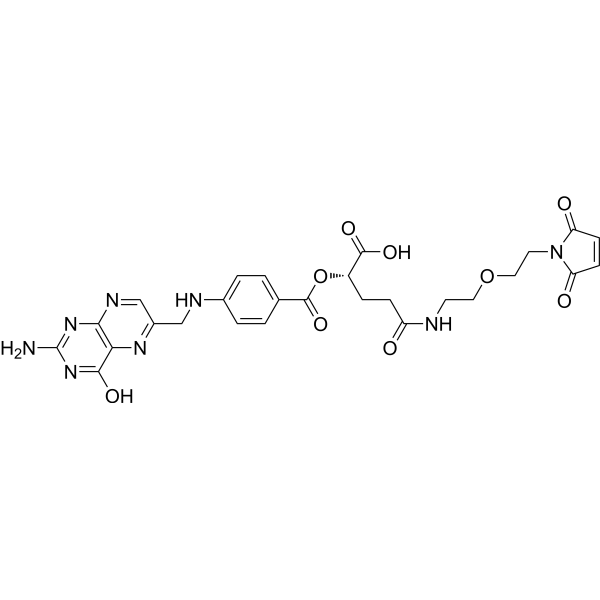 Folate-PEG1-mal Chemical Structure