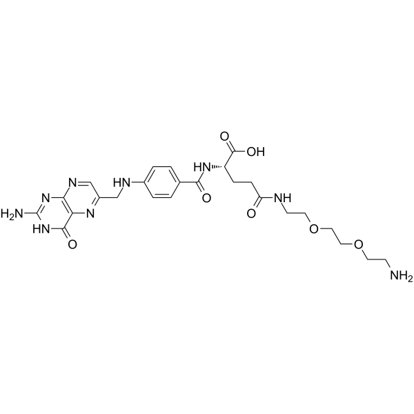 Folate-PEG2-amine Chemical Structure