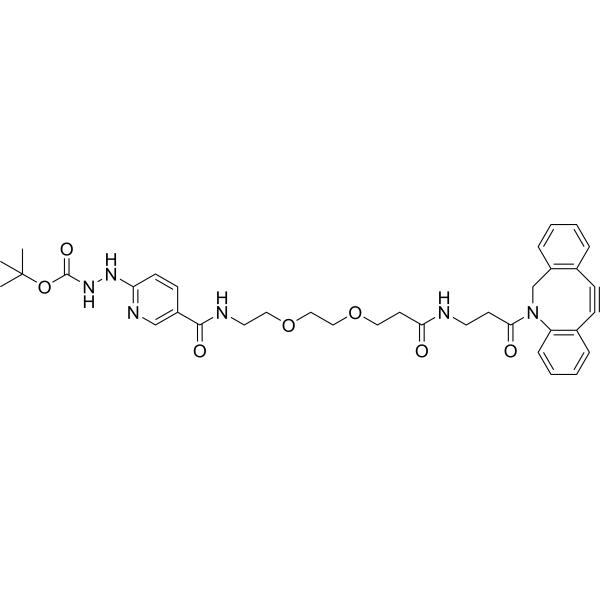 Boc-HyNic-PEG2-DBCO Chemical Structure