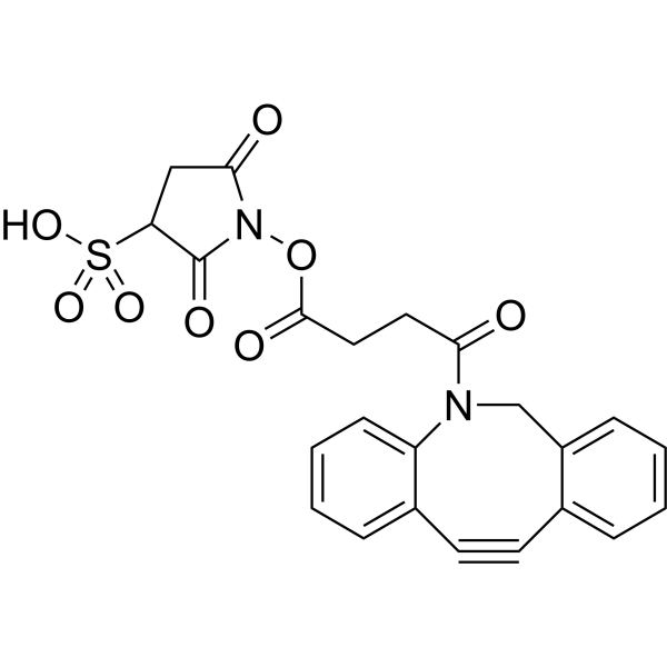 DBCO-C2-SulfoNHS ester Chemical Structure