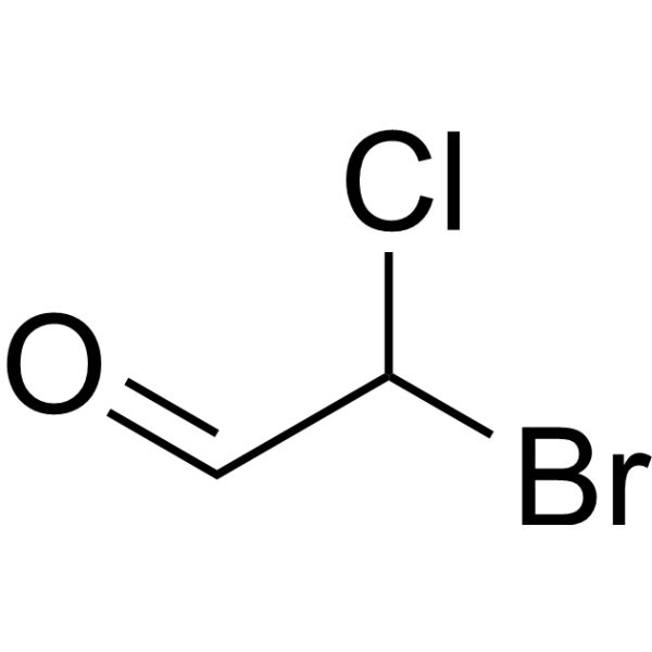 Bromochloroacetaldehyde Chemical Structure