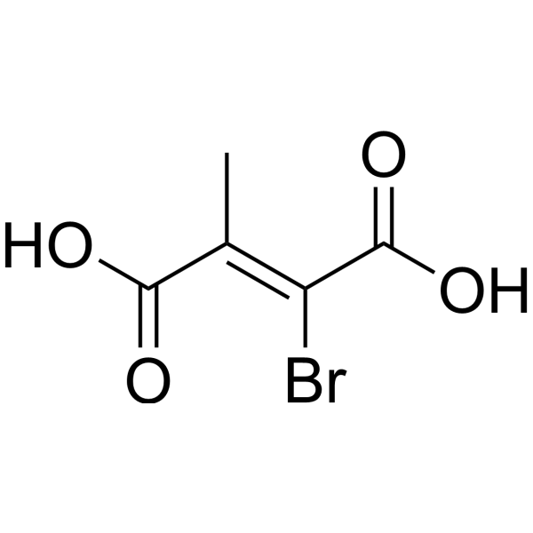 (<em>Z</em>)-2-Bromo-3-methyl-2-butenedioic acid