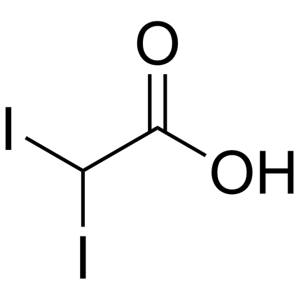 Diiodoacetic acid Chemical Structure