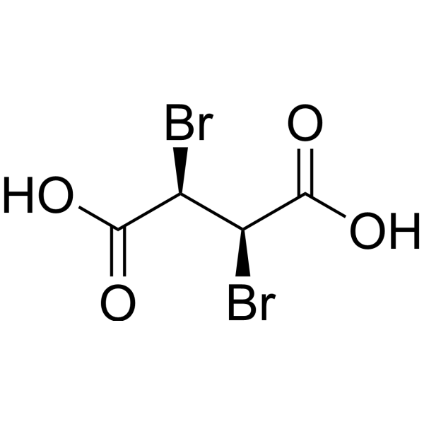 (±)-2,3-Dibromosuccinic acid Chemical Structure