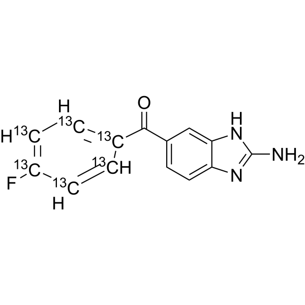 2-Aminoflubendazole-<em>13C</em>6