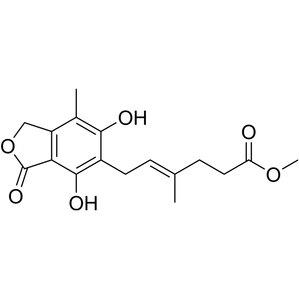 O-Desmethyl mycophenolic acid methyl ester Chemical Structure