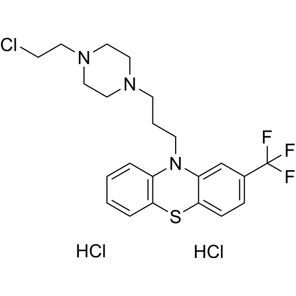 Fluphenazine-N-2-chloroethane hydrochloride Chemical Structure