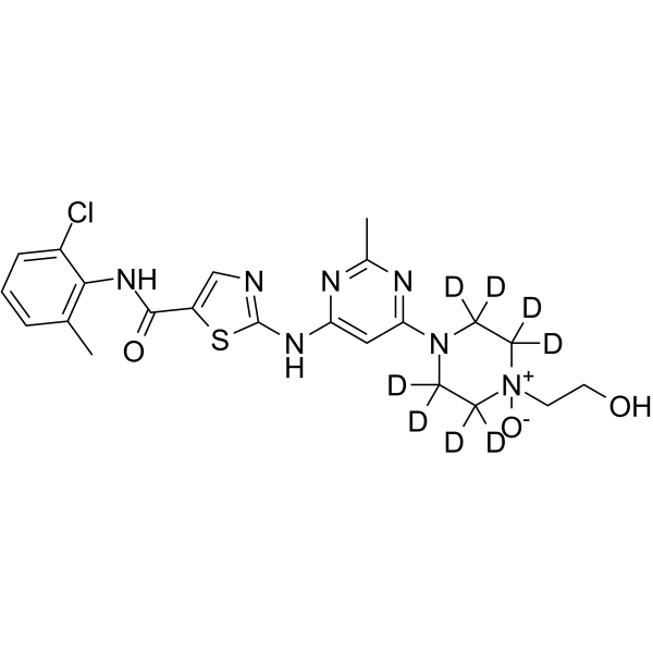 Dasatinib N-oxide-<em>d</em>8