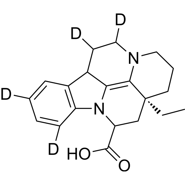 Apovincaminic acid-d<sub>4</sub> Chemical Structure