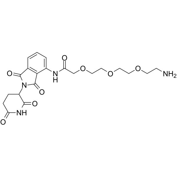 Pomalidomide-amino-<em>PEG3</em>-NH2