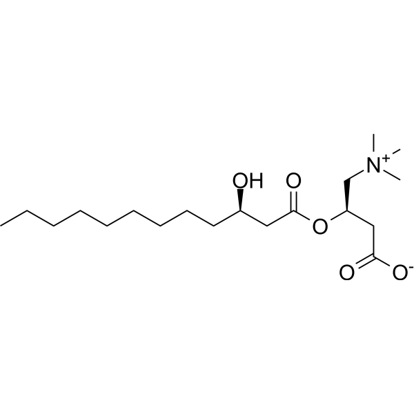 [(3R)-3-Hydroxydodecanoyl]-L-carnitine Chemical Structure