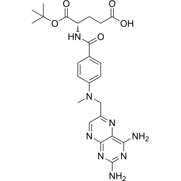 Methotrexate α-tert-butyl ester Chemical Structure