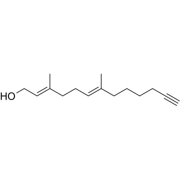 (2E,6E)-3,7-Dimethyltrideca-2,6-dien-12-yn-1-ol Chemical Structure