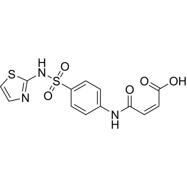 Maleylsulfathiazole Chemical Structure