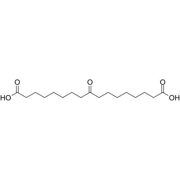 9-Oxoheptadecanedioic acid Chemical Structure