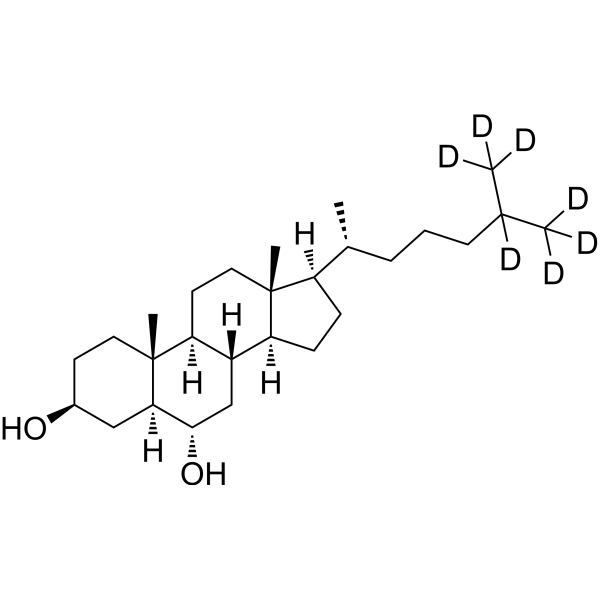 6α-<em>Hydroxy</em>-5α-cholestane-d7