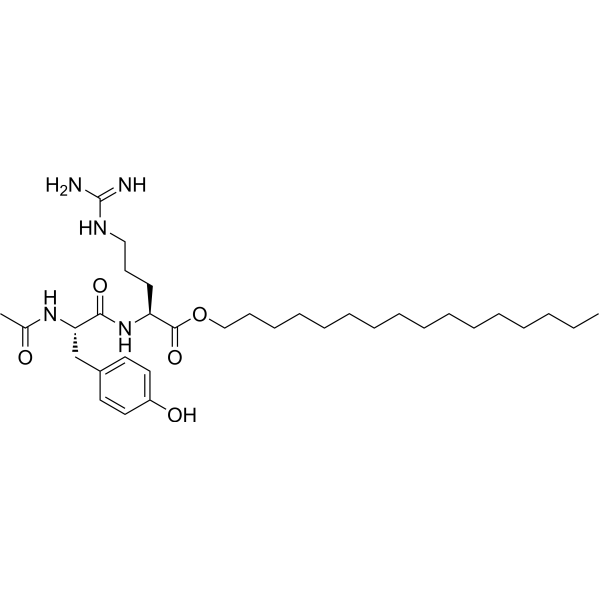 Acetyl dipeptide-1 cetyl ester Chemical Structure