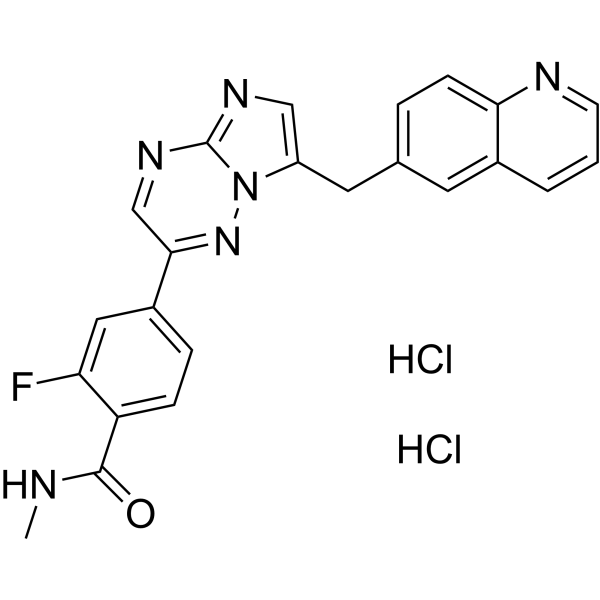 Capmatinib dihydrochloride Chemical Structure