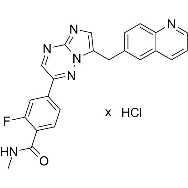 Capmatinib hydrochloride Chemical Structure