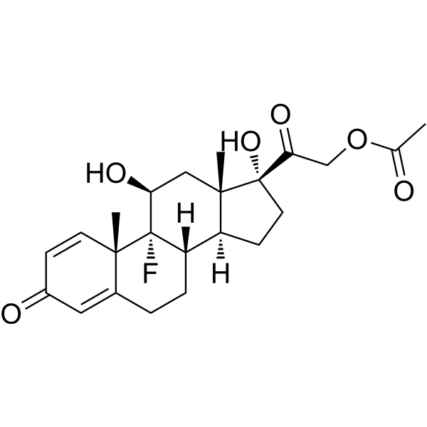 Isoflupredone acetate Chemical Structure