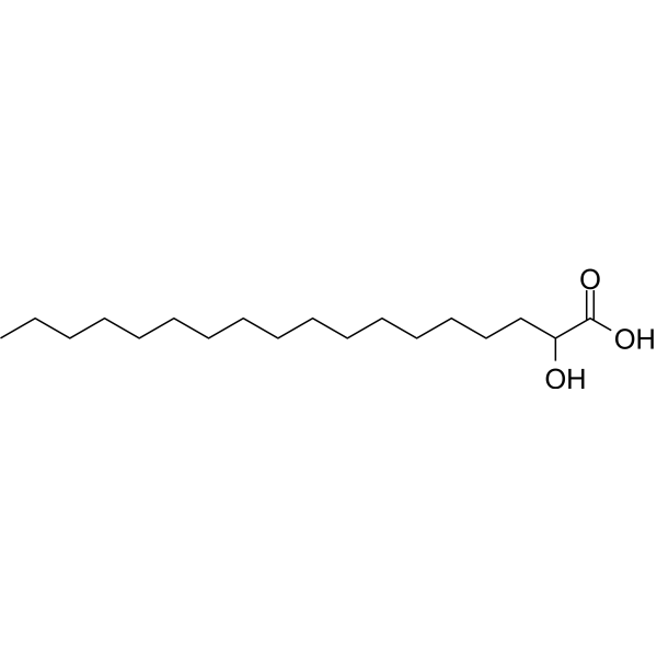 2-Hydroxystearic acid Chemical Structure