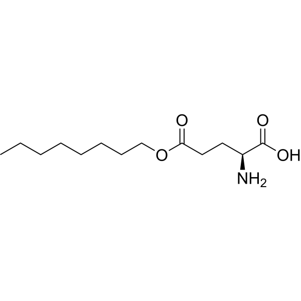5-Octyl hydrogen L-glutamate Chemical Structure