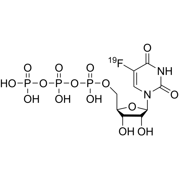 5-Fluorouridine 5'-triphosphate-<sup>19</sup>F Chemical Structure