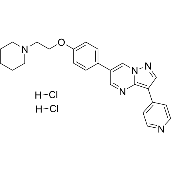 Dorsomorphin dihydrochloride Chemical Structure