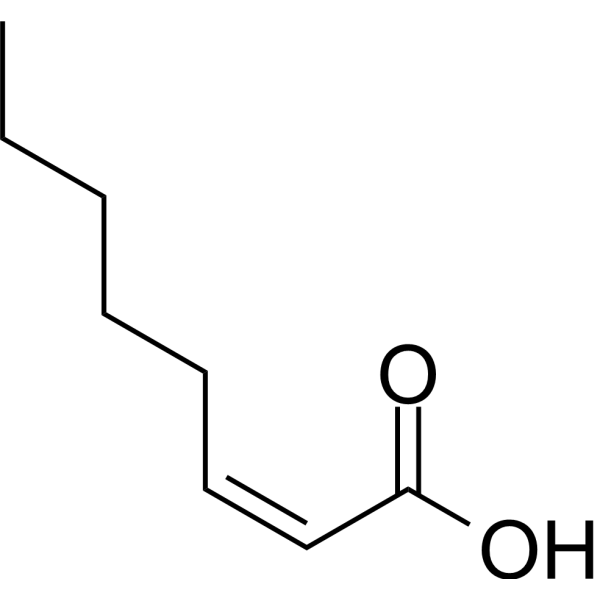 (Z)-2-Octenoic acid Chemical Structure