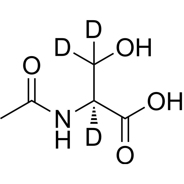 Acetylserine-d<sub>3</sub> Chemical Structure