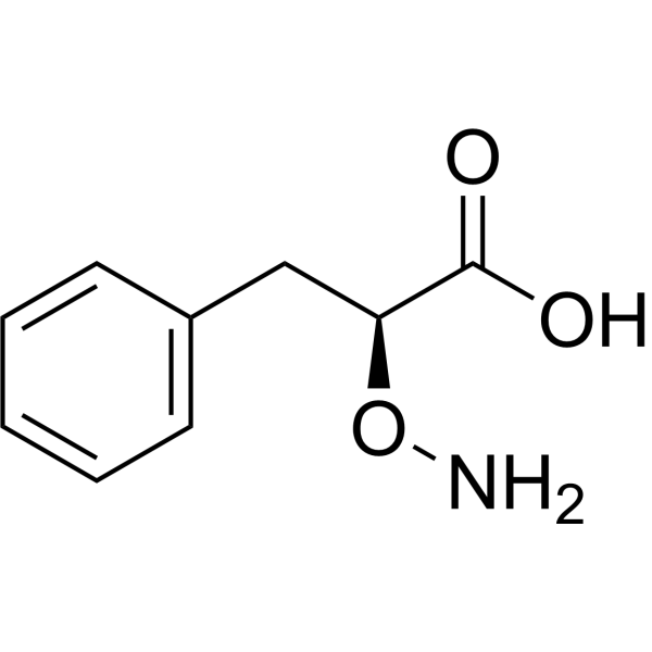 L-2-Aminooxy-3-phenylpropanoic acid Chemical Structure