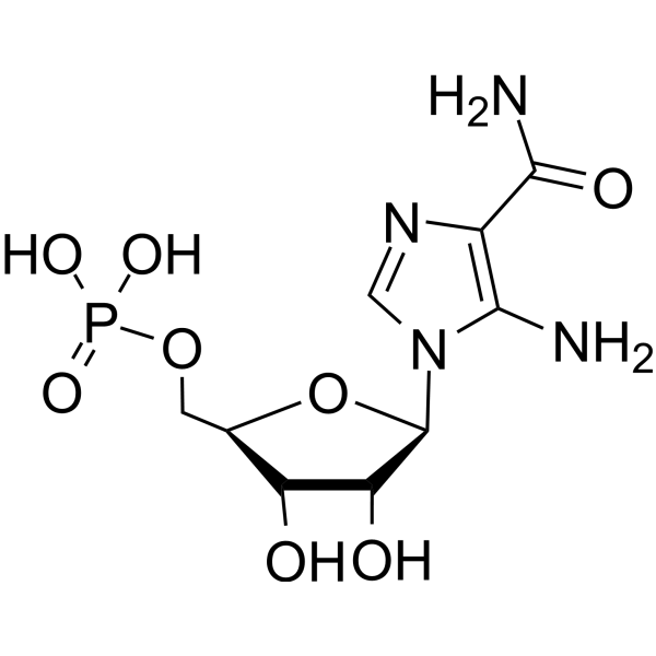 AICA-riboside, 5′-phosphate Chemical Structure