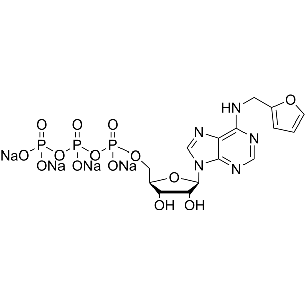 Kinetin triphosphate tetrasodium Chemical Structure