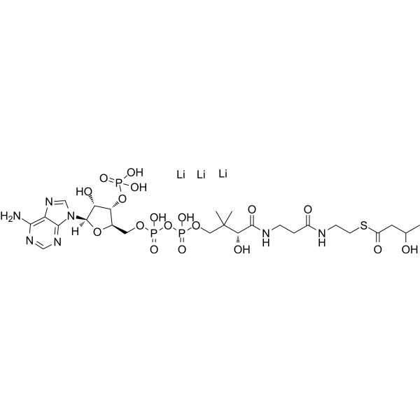 <em>DL</em>-β-Hydroxybutyryl coenzyme A lithium